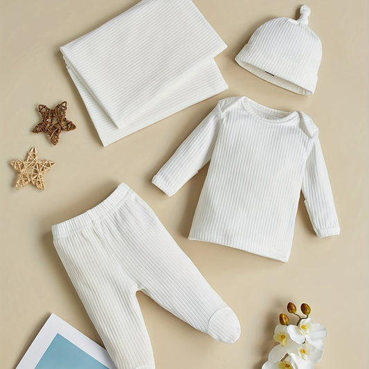 Newborn Suit Gift Pack with Hat and Blanket