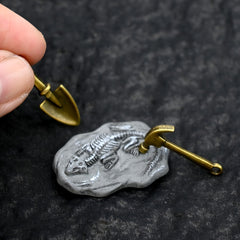 1:12 Scale Dino Excavation Set Miniatures for Dollhouse