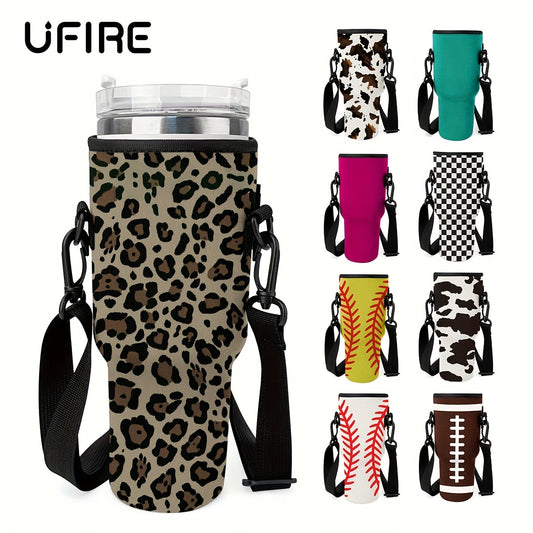 Insulated Fabric Cup Sleeve Water Bottle Holder Outdoor Sports Holder