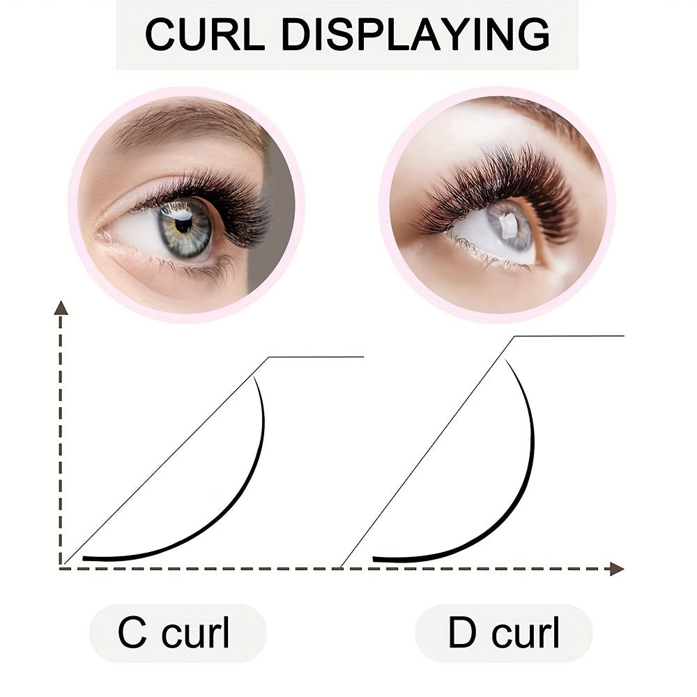 Christmas Glitter Cluster Lashes with D Curling