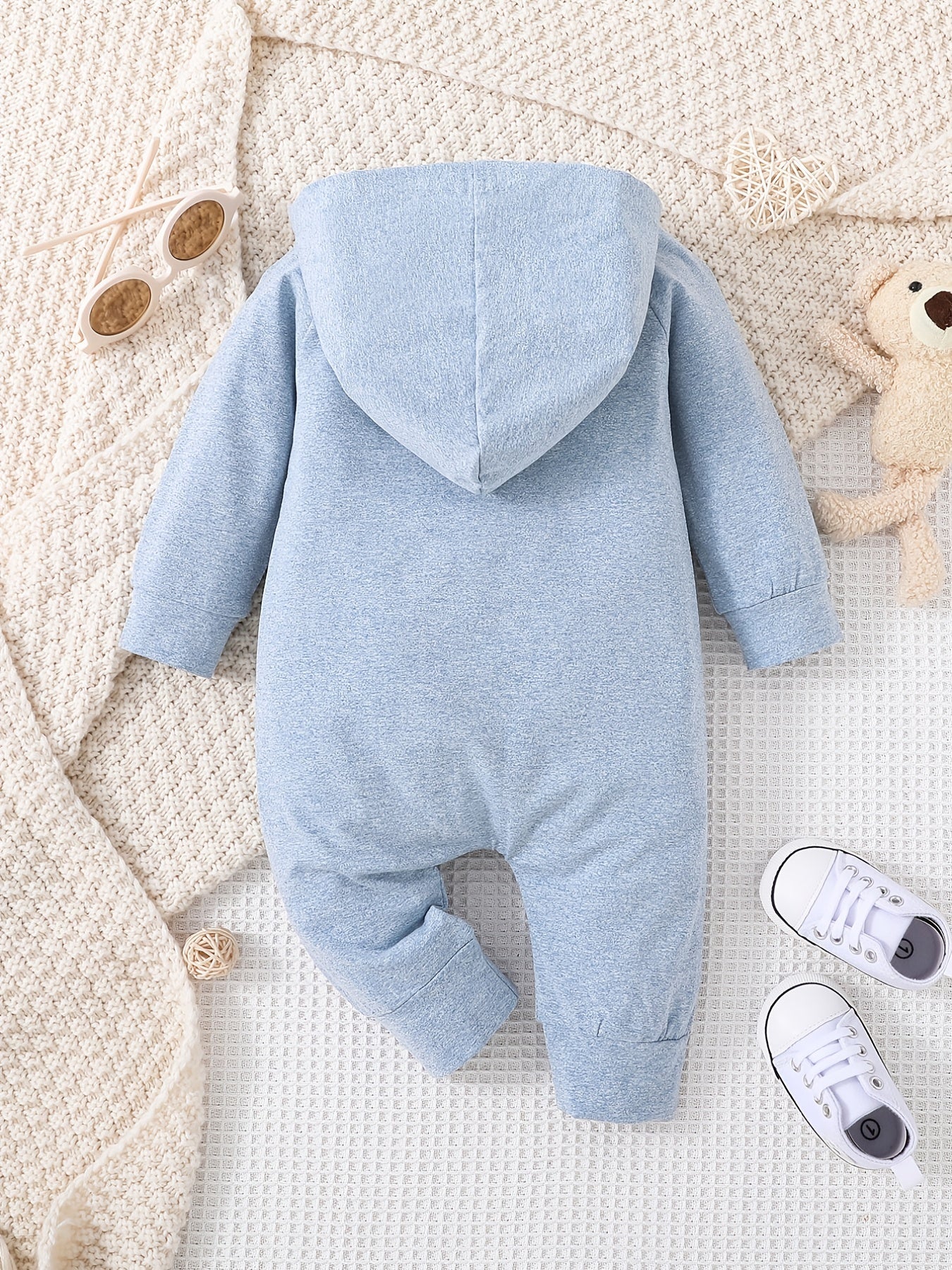 Hooded Romper for Baby Boys and Girls