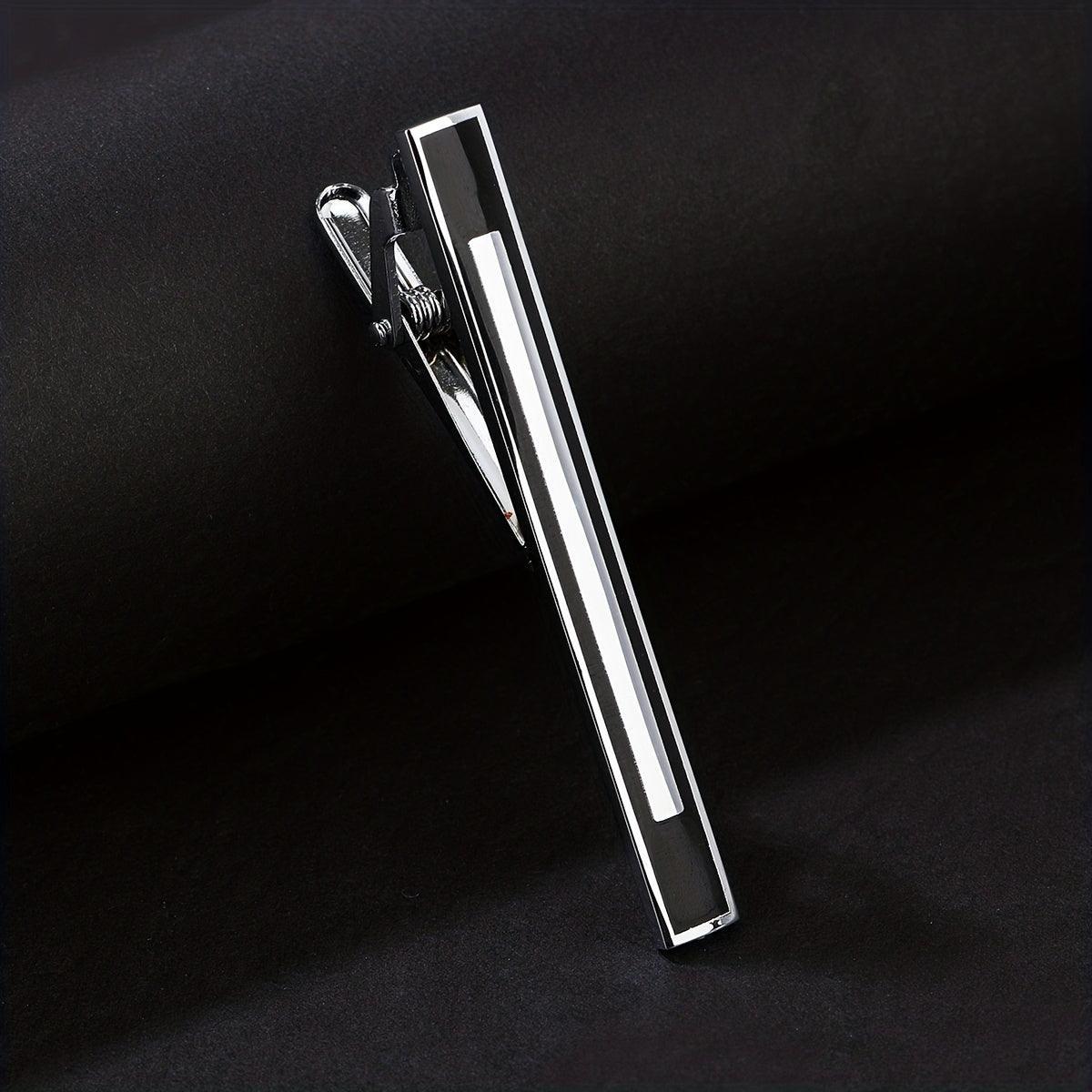 Steel Drip Oil Mirror Tie Clip