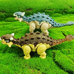 Light-Up Triceratops Dinosaur Toy w/Sound Plastic Figurine