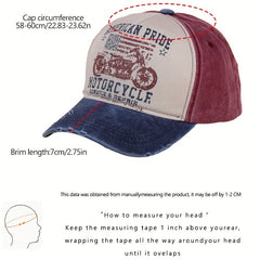 Adjustable Breathable Baseball Cap with Patch for Outdoor Sport
