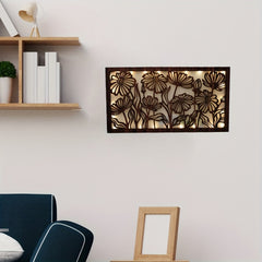 LED Flower Shape Wooden Lamp Home Decoration