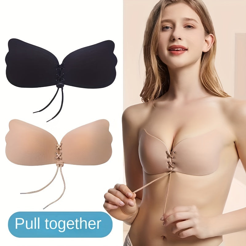 Invisible Stick On Lift Bra Strapless Self Adhesive Push Up Bra