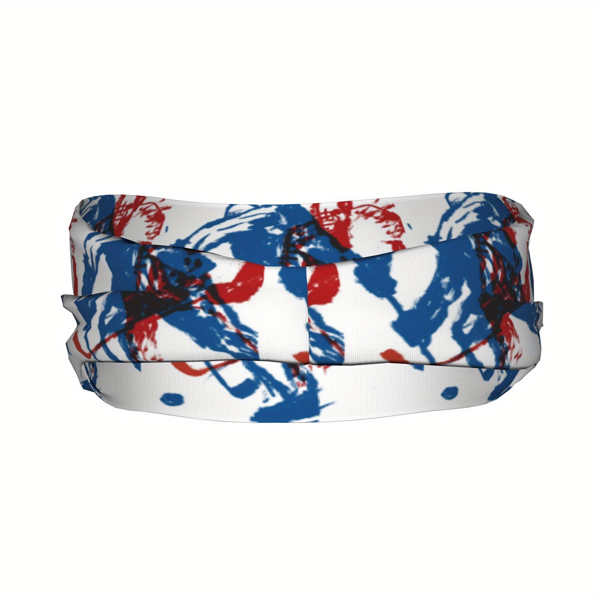 Stretchy Abstract Headband for Yoga Gym Running - M