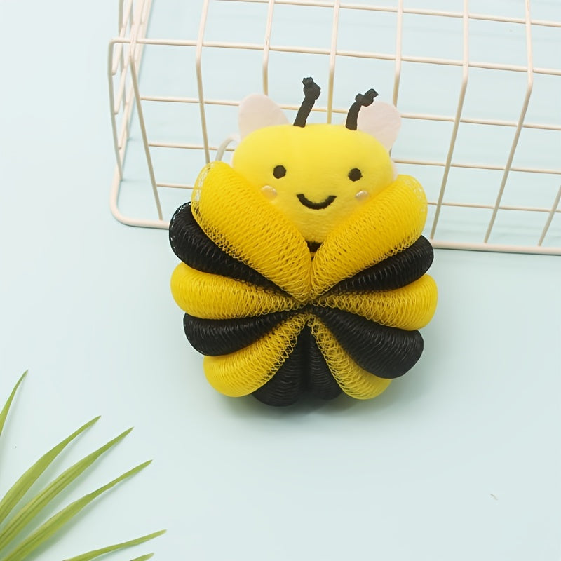 Bee Loofah Sponge Cartoon Bee Bath Sponge Shower Sponge