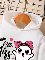 Baby Girl Ghost Halloween Party Sweatshirt Pants Outfit