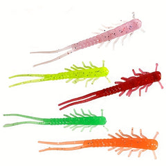 10pcs Worm Fishing Lures for Freshwater & Saltwater Fishing