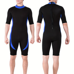 REALON 3mm Neoprene Diving Suit One Piece Short Sleeve Wetsuit