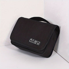 Portable Cosmetic Bag with Convenient Buckle for Makeup Storage