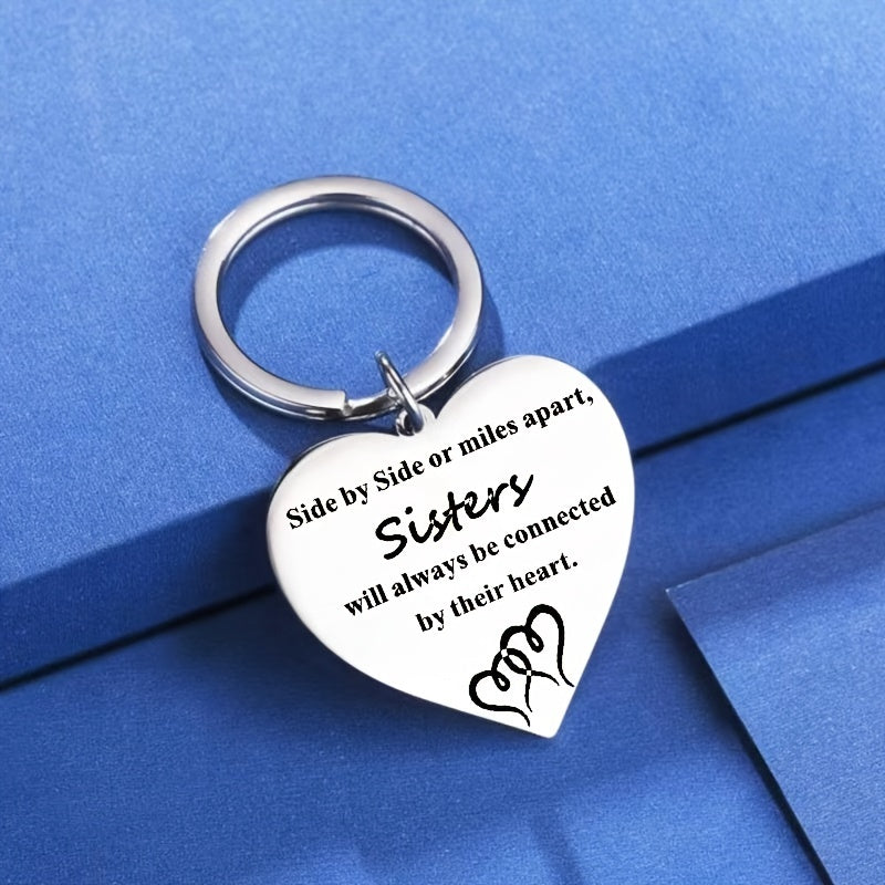 Heart Key Chain Gift For Sisters Christmas Gift