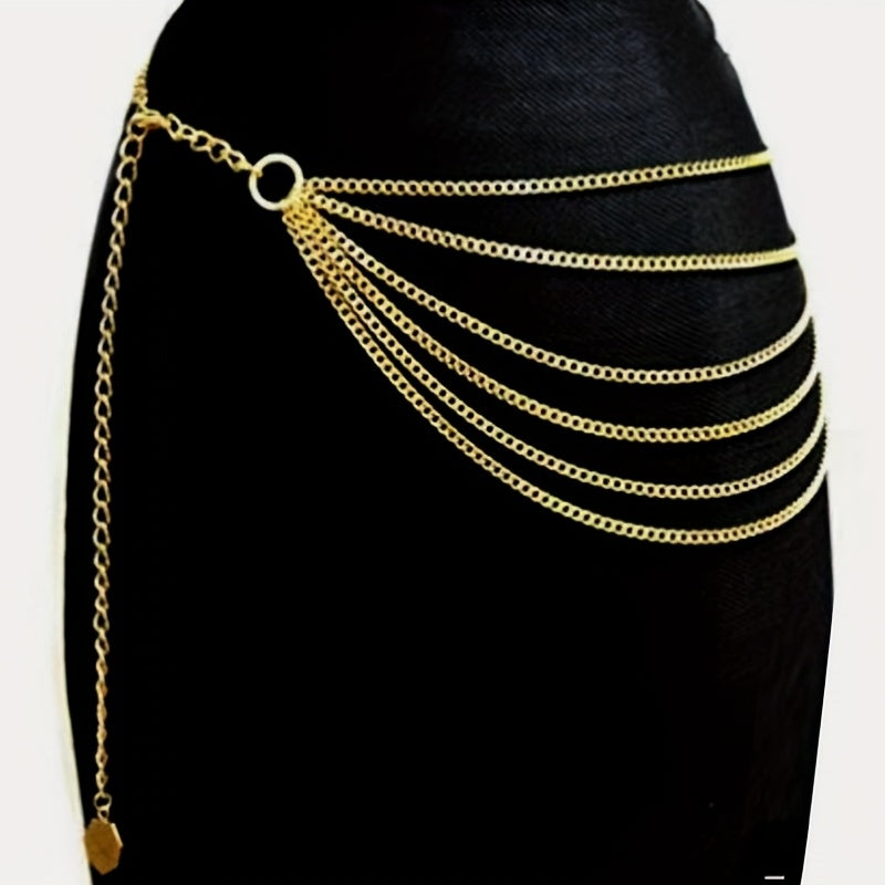 Vintage Coin Pendant Body Chain for Women