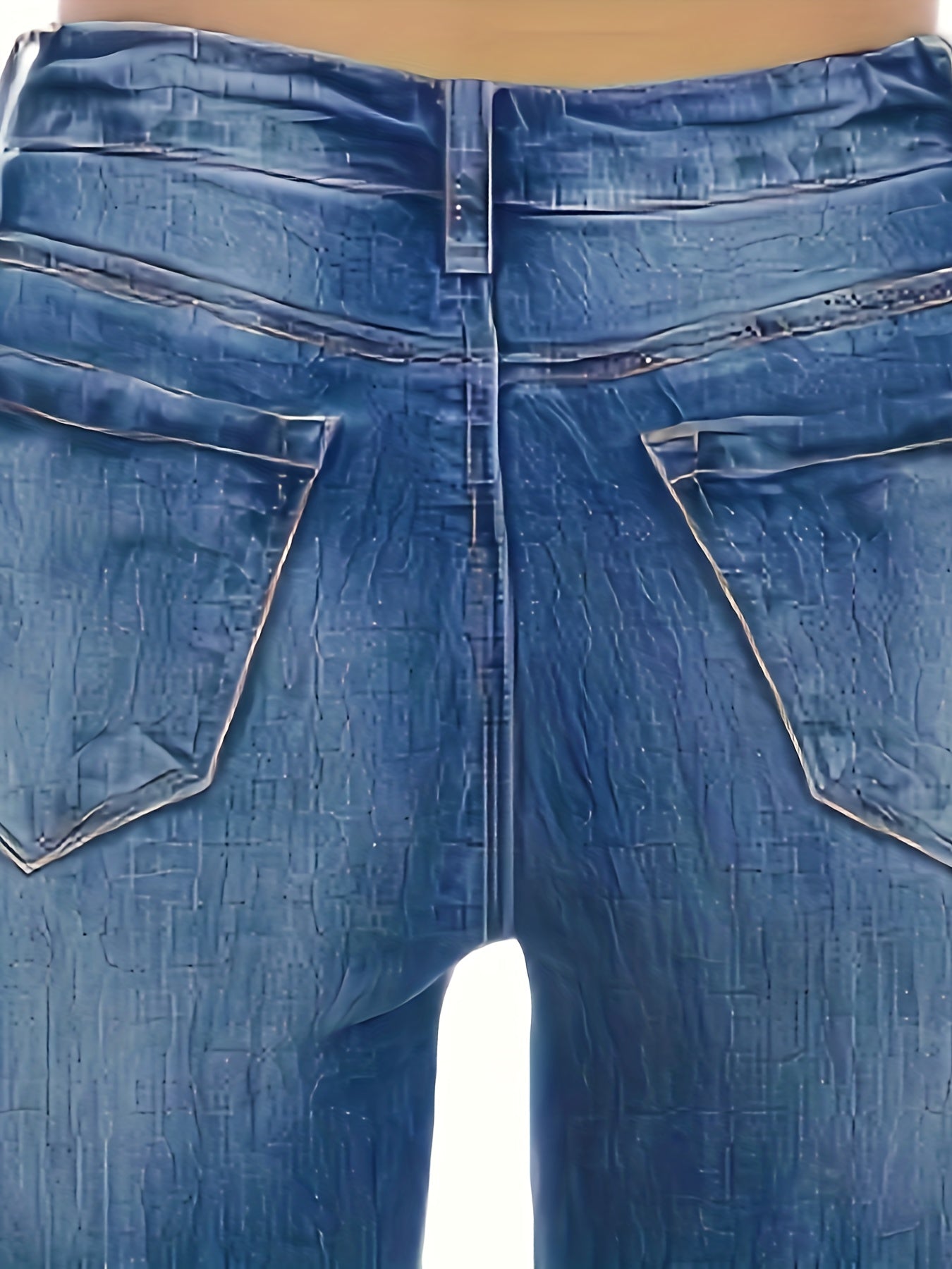  Cut Out Raw Trim Flared Leg Jeans