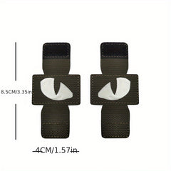 Reflective Luminous Cat Eye Velcro Buckle Backpack Hat