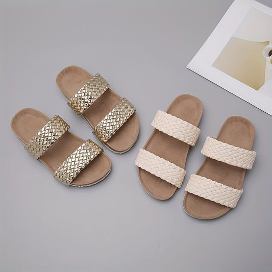 Girls' Open Toe Slippers Lightweight Breathable Outdoor Beach Summer Shoes