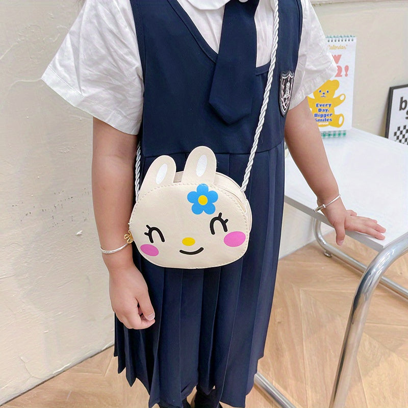 Kids Cartoon Rabbit Crossbody Bag Coin Purse for Girls