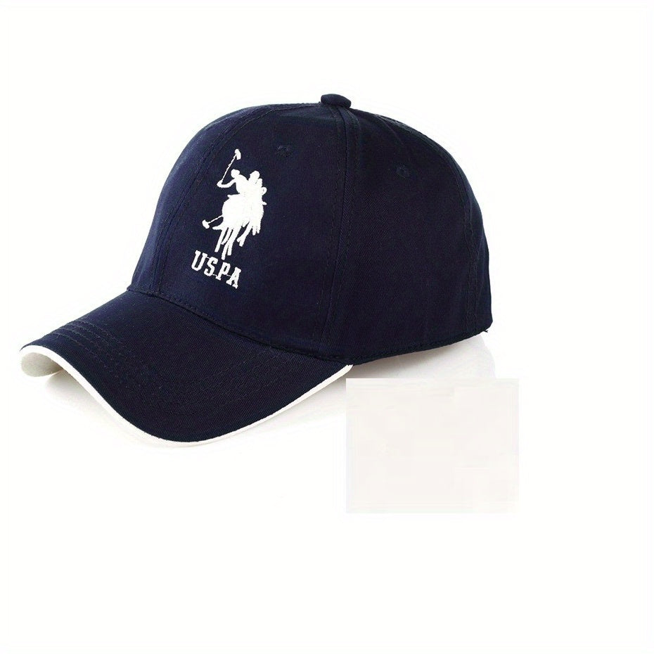 Embroidered Baseball Cap Sun Protection Adjustable Sports Hat for Men and Women