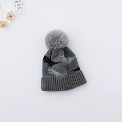 Kids Dinosaur Print Beanie Hat for 1-4 Years