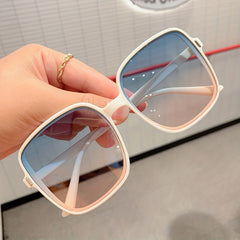 Gradient Lens Sunglasses Square Frame UV Protection
