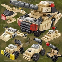 6in1 Missile Car Assembly Building Blocks - Educational Toys