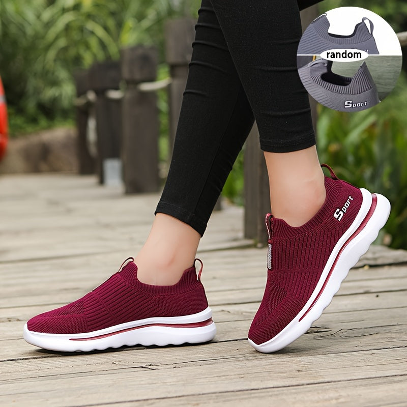 Comfortable Thick Sole Mesh Running Shoes Breathable Sneakers