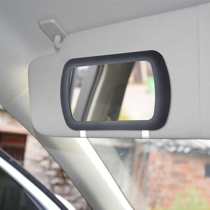 Car Visor Makeup Mirror Stick On Vanity Mirror Sun Shading
