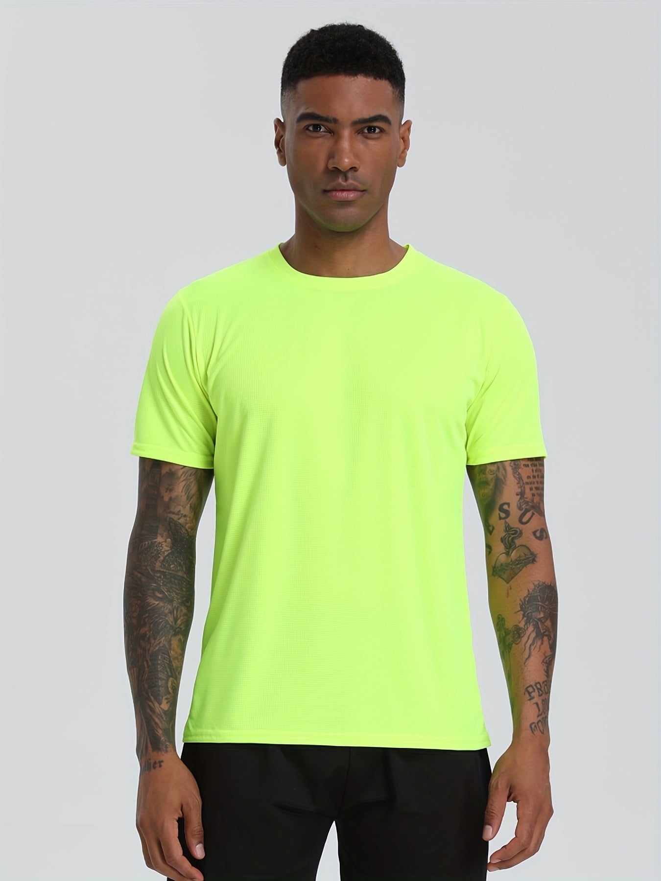 Men's Moisture Wicking Training T-Shirt for Workouts