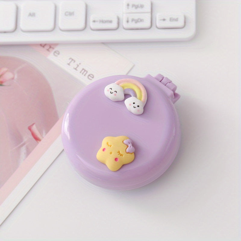 Cartoon Airbag Comb w/ Mirror Hair Brush