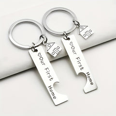 1 Pair Home Keychain Pendant Creative Decoration For Car Backpack Wallets