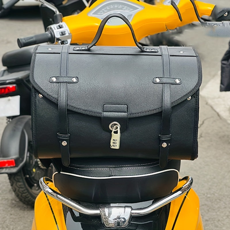 Retro Rear Seat Motorcycle Side Waterproof Luggage Bag