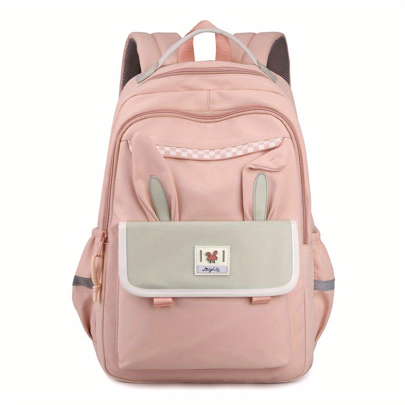 Kids Rabbit Ears Backpack Lightweight Casual Travel School Bag