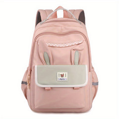 Kids Rabbit Ears Backpack Lightweight Casual Travel School Bag