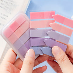 3pcs Colorful Index Stickers Pointed PET Stickers Student Reading Marker