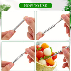 Titanium Toothpick with Holder Reusable Key Ring Pocket for Camping Travel