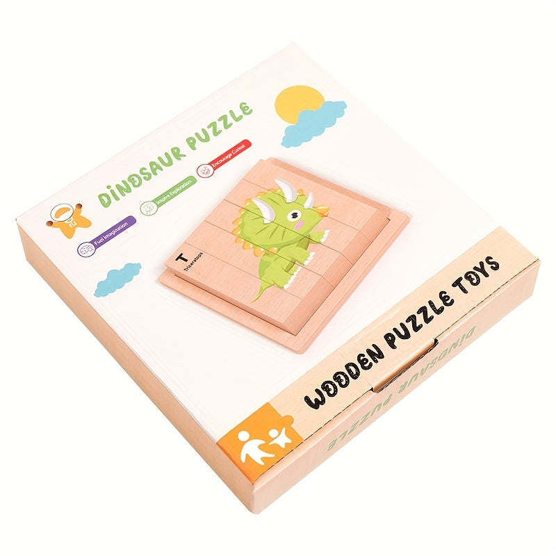 Wooden Block Building Set for Kids - Educational and Imaginative Toy