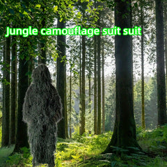 Jungle Camouflage Ghillie Suit for Outdoor Game & Halloween Costume