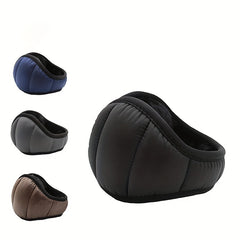Men'S Winter Foldable Ear Cups Fleece Lined Warm Ear Protection