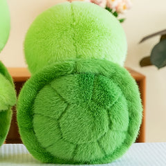 2pcs Cartoon Turtle Plush Dolls Soft Green & Yellow Stuffed Animals