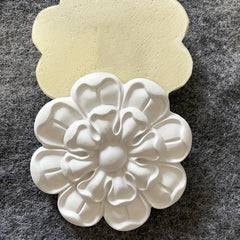 PU Decorative Flowers Lightweight Carved Background Wall Decoration
