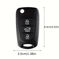 Hyundai Kia Key Fob Case 3 Buttons Flip Folding