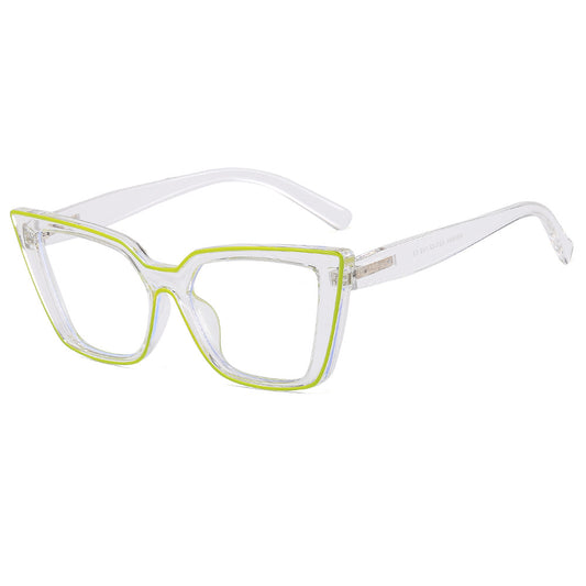 Clear Lens Cat Eye Eyeglasses Transparent Frame Vintage Glasses