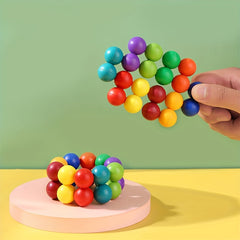 Assorted Plastic Beads Box - Novel Recreational Toy