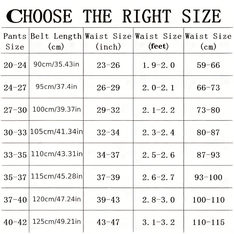 Genuine Leather Men's Needle Buckle Belt