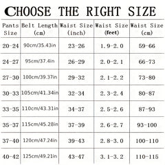 Genuine Leather Men's Needle Buckle Belt