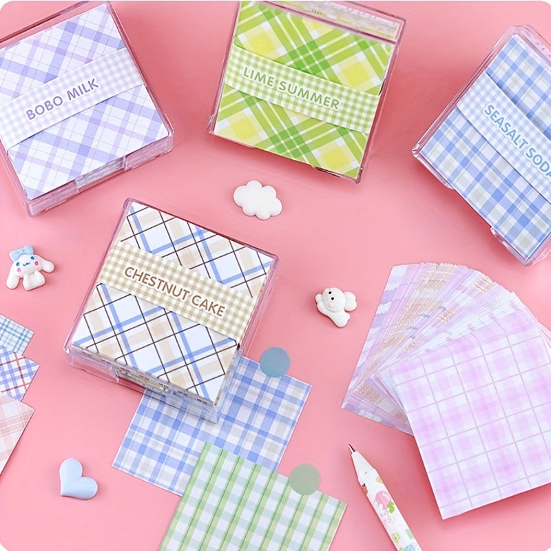 Grid Memo 200 Sheets in Box Non-sticky Hand Account Texture Material Paper
