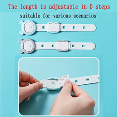 4pcs Baby Safety Locks Adjustable Multifunctional Baby Drawer Locks