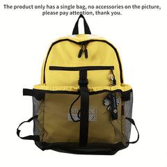 Large Capacity Basketball Backpack Training Bag with Net Pocket