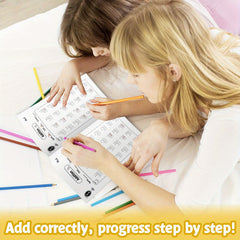 100 Addition Problems Fun Workbook for Kids with Colorful Illustrations